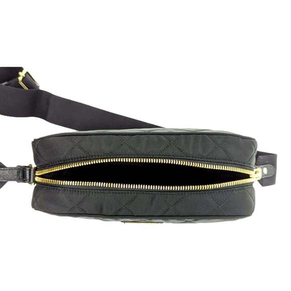 Prada Tessuto Black Quilted Nylon Triangle Logo Camera Crossbody - Picture 7 of 10